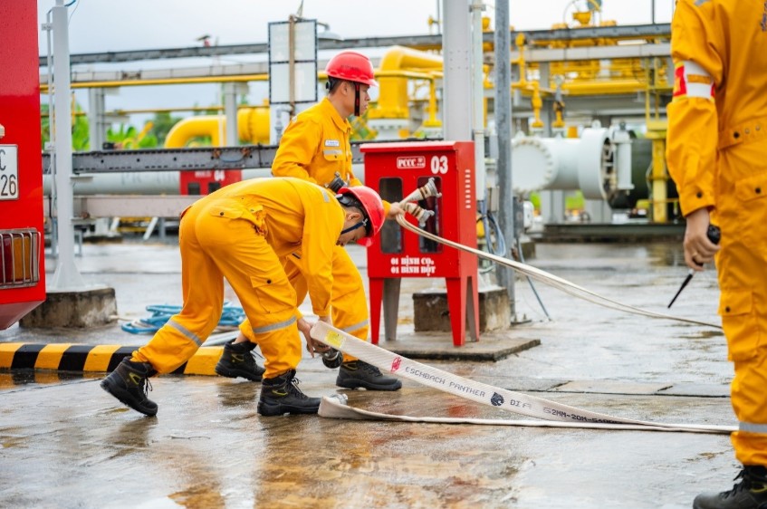 Một trong số các tình huống giả định tại buổi thực tập
